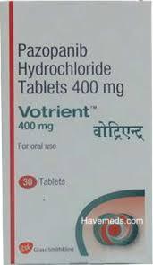 Votrient 400mg Tablet (Pazopanib)