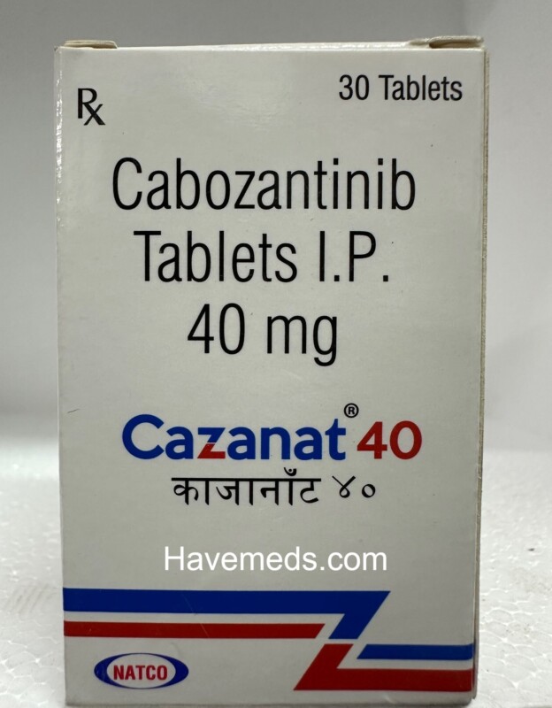 Cazanat 40 Tablet (Cabozantinib)