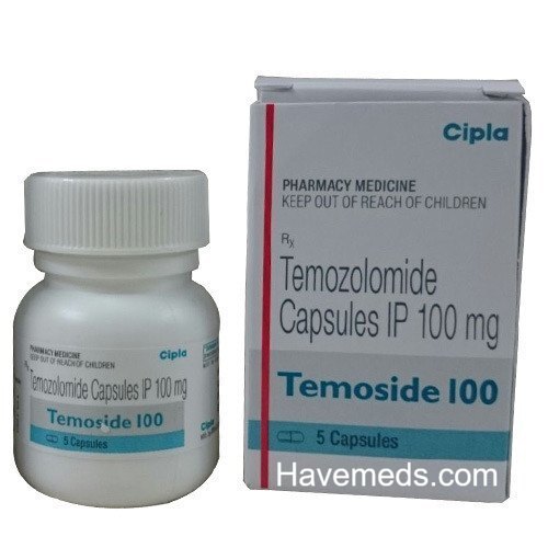 Temoside 100mg Capsule (Temozolomide)
